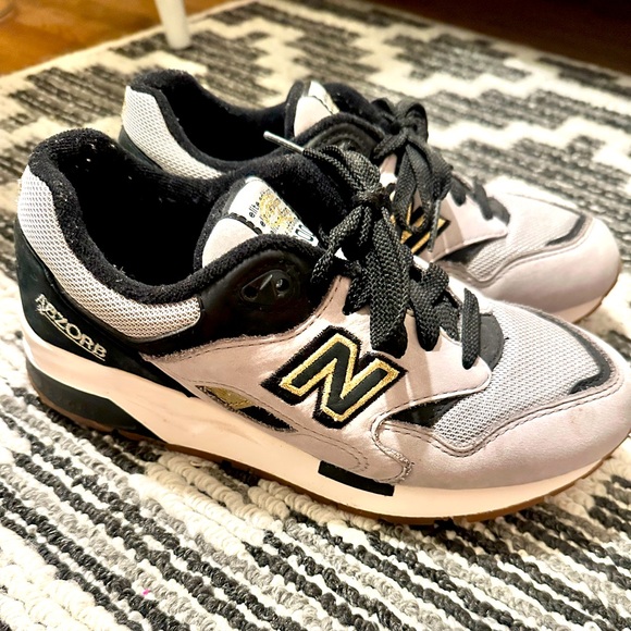 New Balance Shoes - New Balance 1600 Lost World Collection Grey Black Gold Women's Sneakers🧿